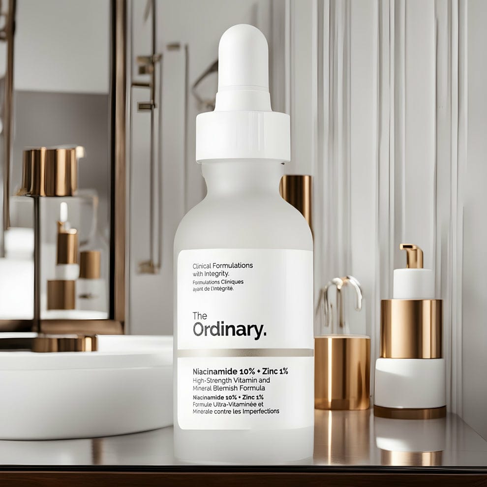 The Ordinary Niacinamide 10% + Zinc 1 % - 30ml |Oil Control, Pore Minimizing & Blemish Solution Serum
