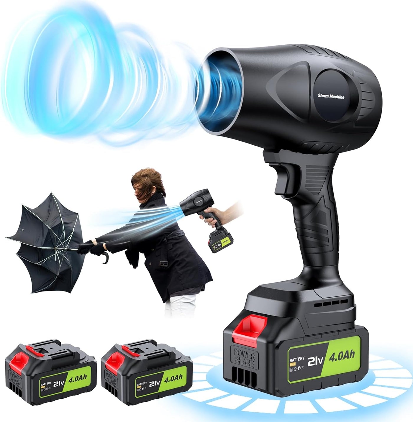 Electric-Cordless-Leaf-Blower